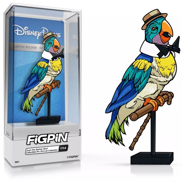 Juan The Barker Bird #1114 Enchanted Tiki Room Pin Disney Parks Exclusive Figpin - Picture 1 of 6